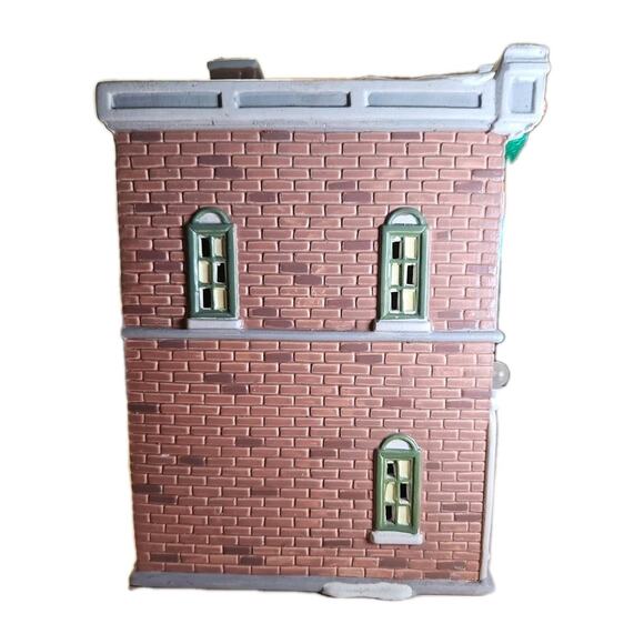 Vtg 1991 Dept 56 Snow Village Police Dept. Cup & Doughnut Shop No Light & Cord - Picture 4 of 7